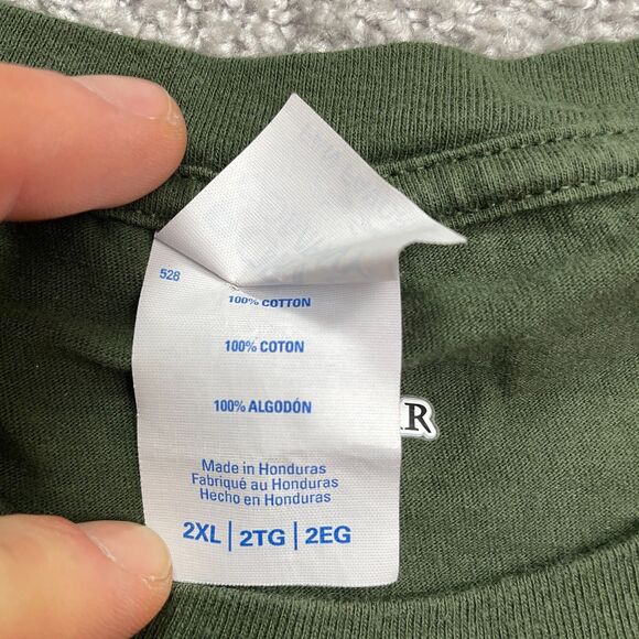 Port & Company x Disney Pixar Cars Tow Mater Graphic T-Shirt Mens 2XL Green Crew - Picture 6 of 10